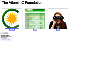 vitamincfoundation.org screenshot
