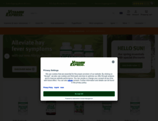 vitaminexpress.net screenshot