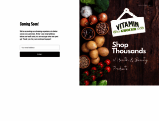 vitamingrocer.com screenshot