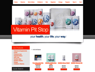 vitaminpitstop.com screenshot