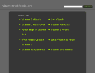 vitaminrichfoods.org screenshot