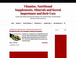 vitamins-minerals-uses.blogspot.com screenshot