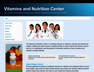 vitamins-nutrition.org screenshot