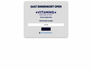 vitamins.nl screenshot