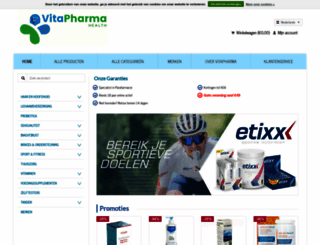 vitapharma.be screenshot