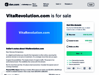 vitarevolution.com screenshot