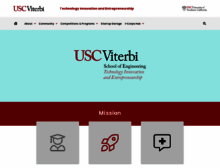 viterbiinnovation.usc.edu screenshot