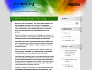 vitoz89.wordpress.com screenshot