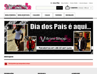 vitrinishop.com.br screenshot