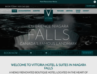 vittoriahotels.com screenshot