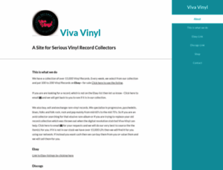 viva-vinyl.com screenshot