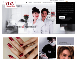 vivabeauty-shop.de screenshot