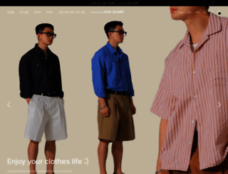 vivacloset.com screenshot