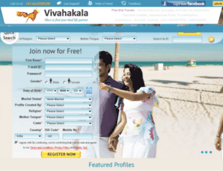 vivahakala.com screenshot