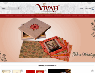 vivahcards.com screenshot