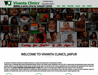 vivantaclinics.com screenshot