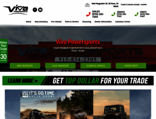 vivapowersports.com screenshot