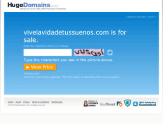 vivelavidadetussuenos.com screenshot