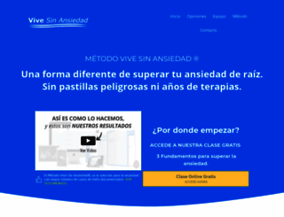 vivesinansiedad.com.es screenshot