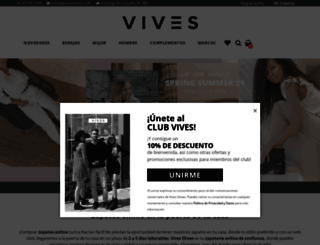 vivesshoes.com screenshot