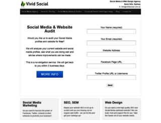 vividsocial.com.au screenshot