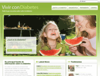 vivircondiabetes.com screenshot