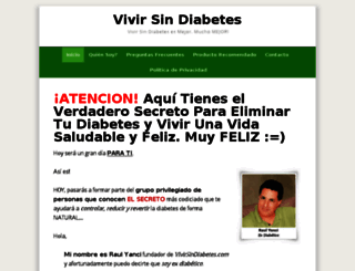 vivirsindiabetes.com screenshot
