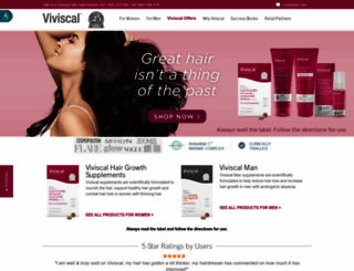 viviscal.com.au screenshot