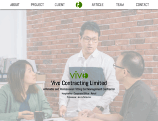 vivocontracting.com screenshot