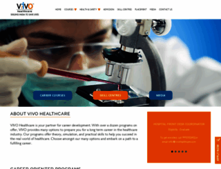 vivohealthcare.com screenshot