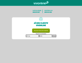 vivonline.com.br screenshot