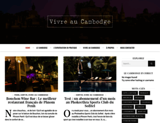 vivreaucambodge.com screenshot