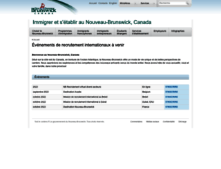 vivreaunb.ca screenshot