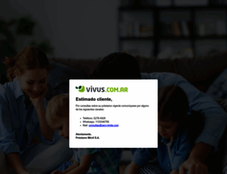 vivus.com.ar screenshot