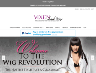 vixenlacewigs.com screenshot