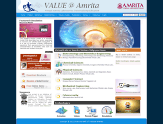 vlab.amrita.edu screenshot