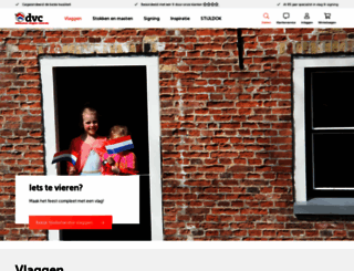 vlaggenwinkel.nl screenshot