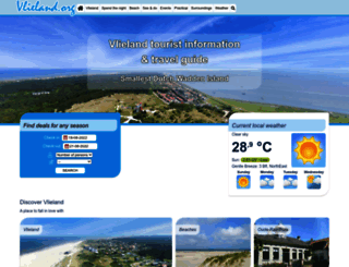 vlieland.org screenshot