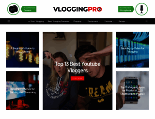 vloggingpro.com screenshot