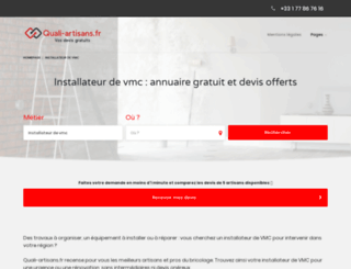 vmc-ventilation.quali-artisans.fr screenshot