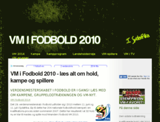 vmfodbold2010.dk screenshot
