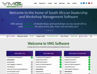 vmgsoftware.co.za screenshot