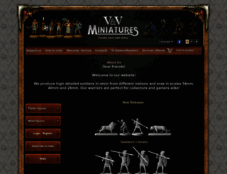 vminiatures.com screenshot