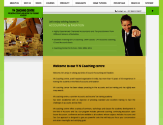 vncoachingcentre.com screenshot