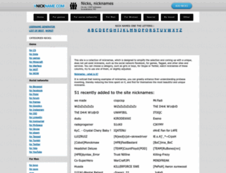 vnickname.com screenshot