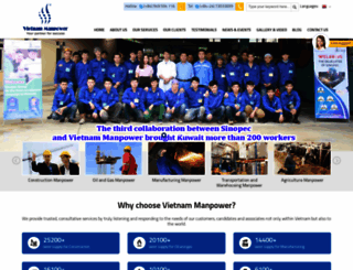 vnmanpower.com screenshot