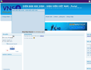 vnstudent.forumi.biz screenshot