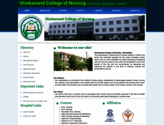 vnursingcollege.com screenshot