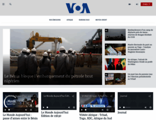 voaafrique.com screenshot