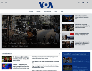 voanews.eu screenshot